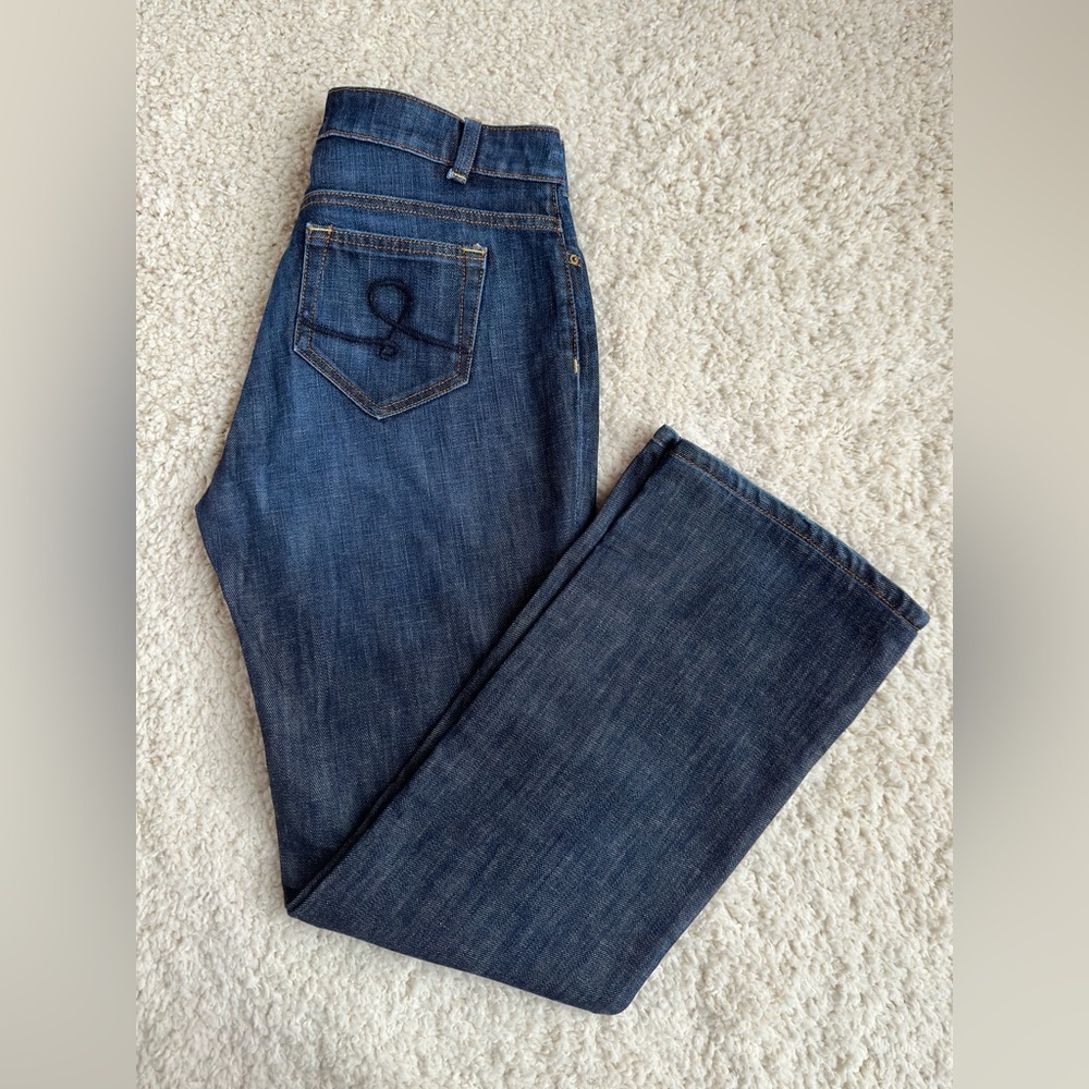 Lilly Pulitzer Main Line Fit Med Wash Boot Cut Jeans, 8